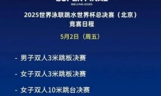 开云APP:2025北京跳水世界杯总决赛赛程时间表 中国“梦之队”参赛名单